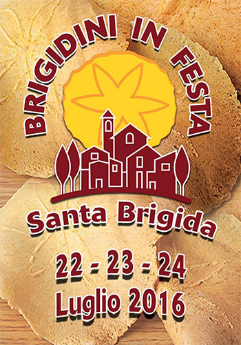 Locandina di Brigidini in Festa a Santa Brigida di Pontassieve, edizione 2016