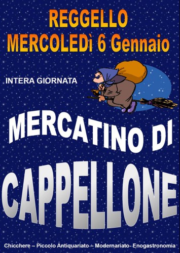 Locandina del Mercatino di Cappellone a Reggello, edizione del 2016