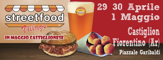 Streetfood Village in Castiglion Fiorentino