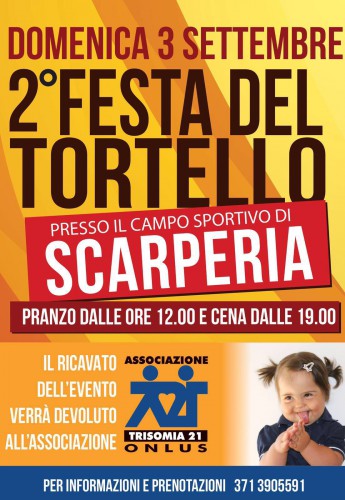 Locandina della Festa del Tortello a Scarperia, edizione 2017