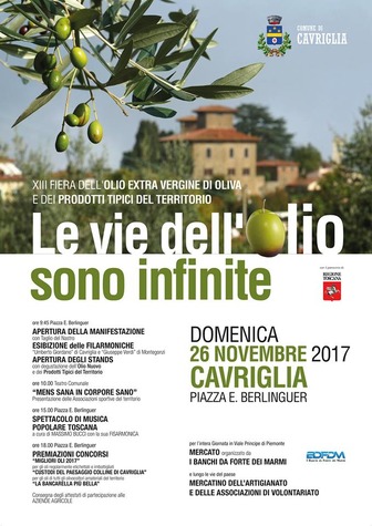 Locandina della Fiera dell'Olio a Cavriglia, edizione 2017