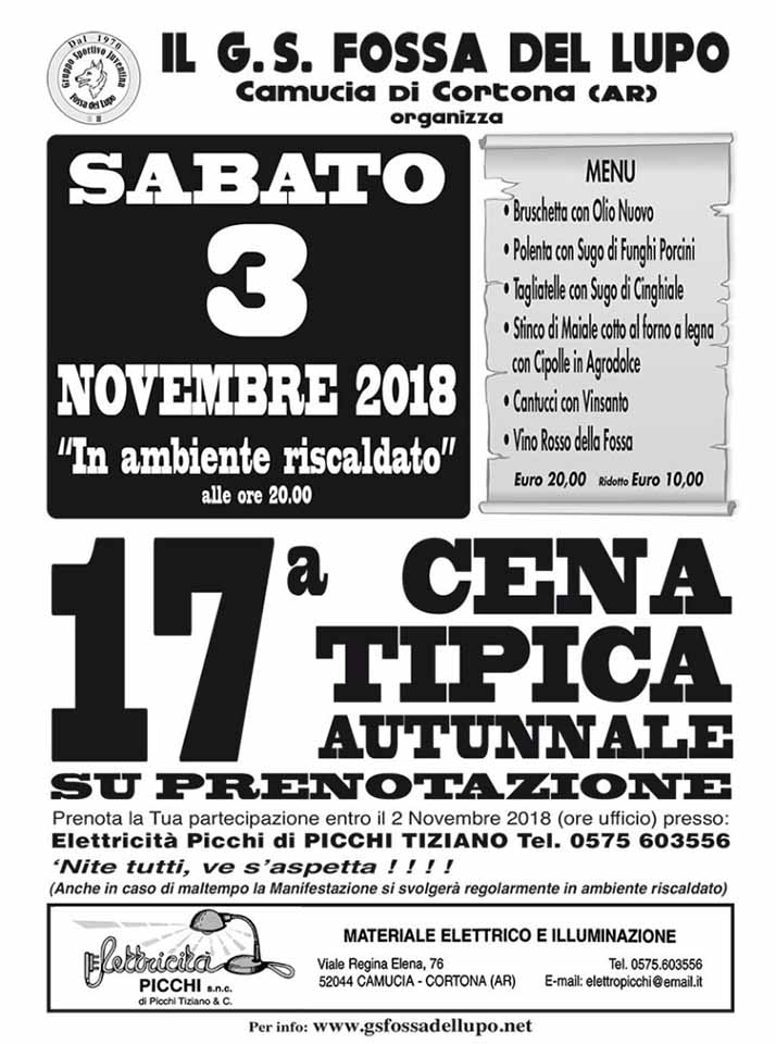 Cena Tipica Autunnale