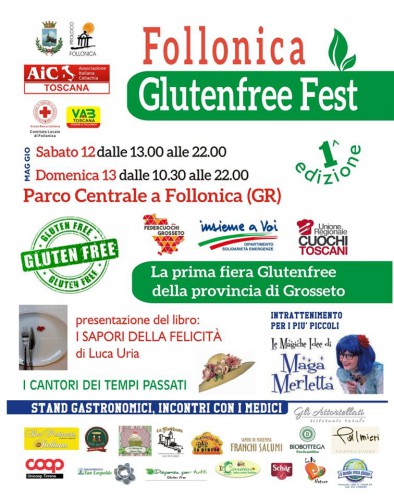 Locandina di GlutenFree Fest a Follonica