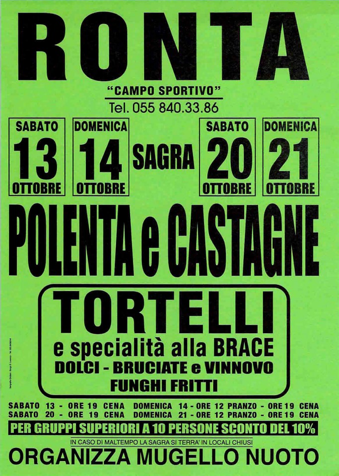 Sagra della Polenta e delle Castagne