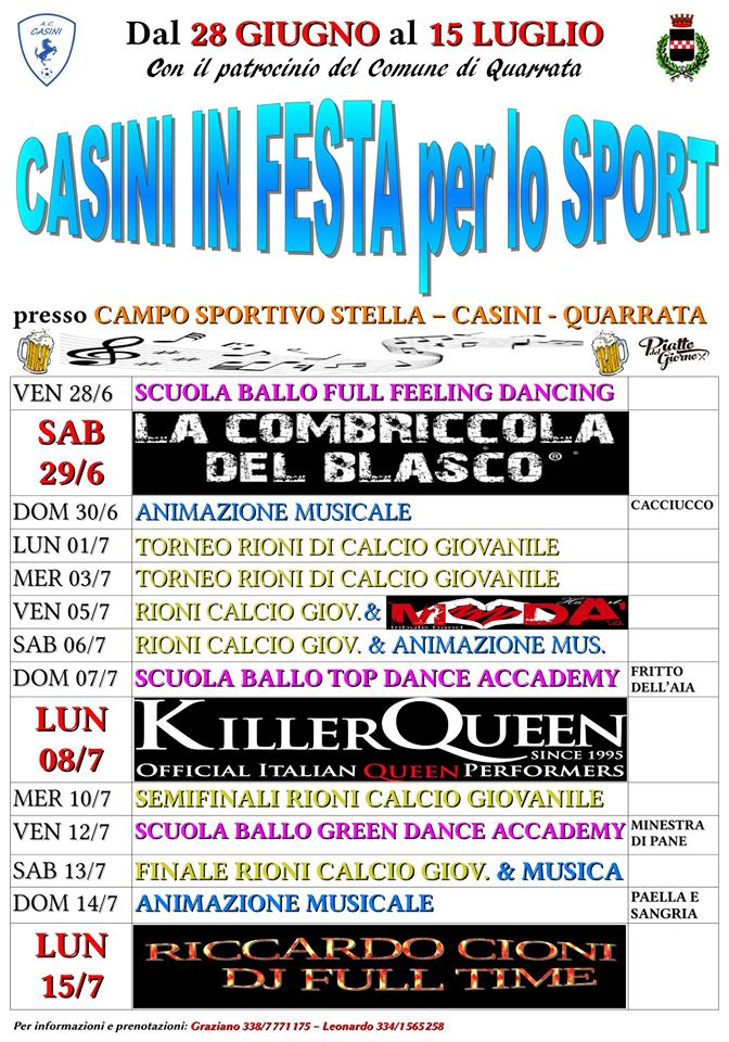 Casini in Festa per lo Sport