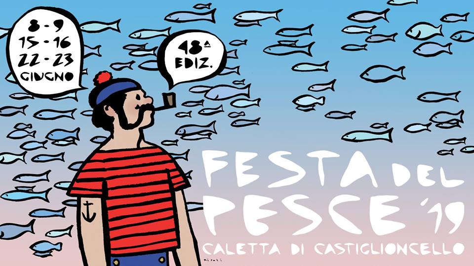 Locandina della Festa del Pesce a Caletta