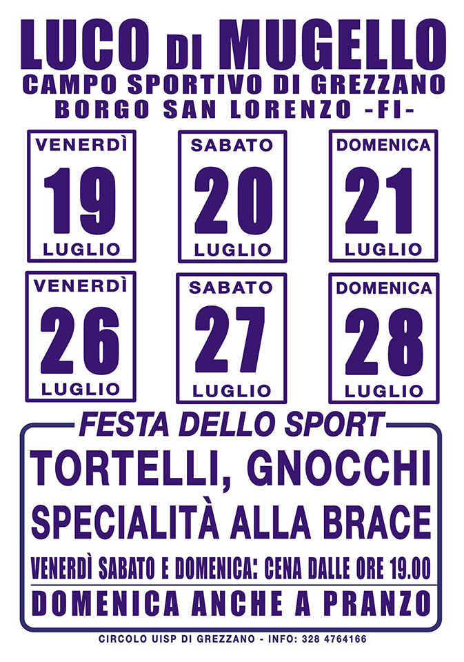 Festa dello Sport con Tortelli e Gnocchi