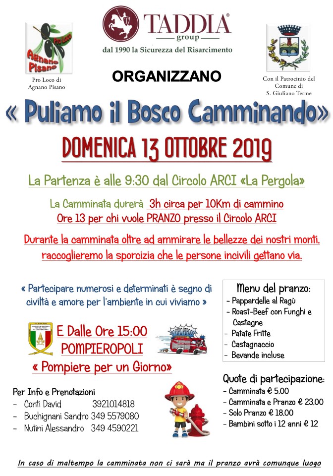 Puliamo il bosco camminando
