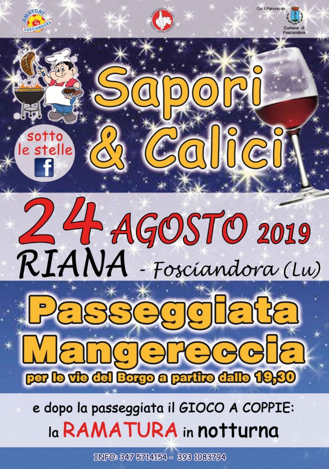 Sapori & Calici sotto le Stelle