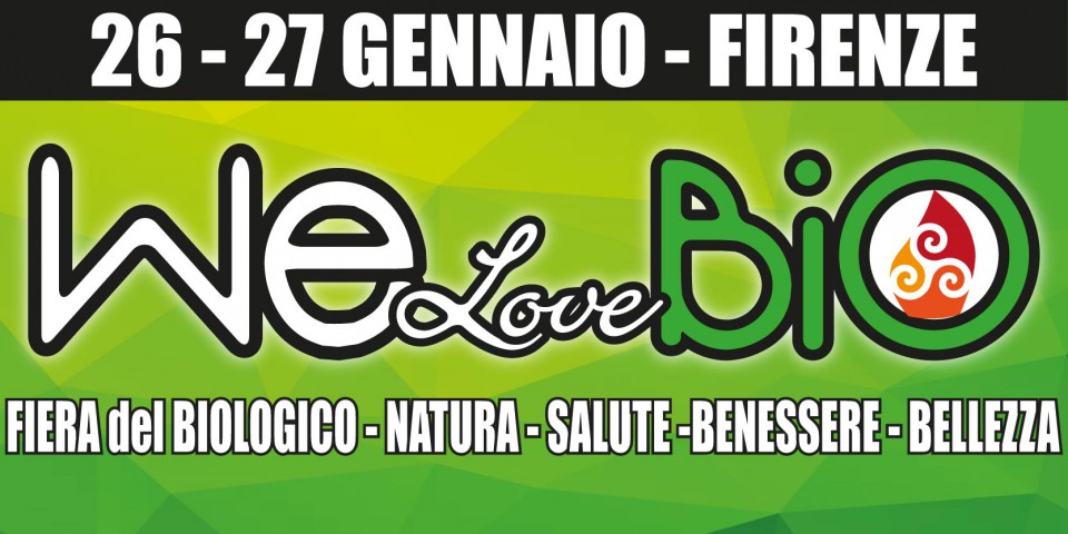 Locandina di We Love Bio a Firenze