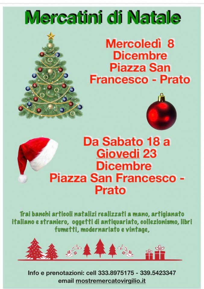 Locandina di Mercatini di Natale a Prato
