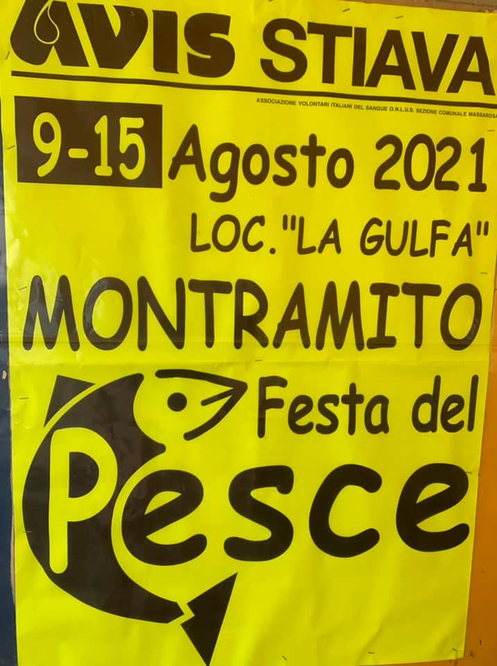 Locandina della Festa del Pesce a Montramito