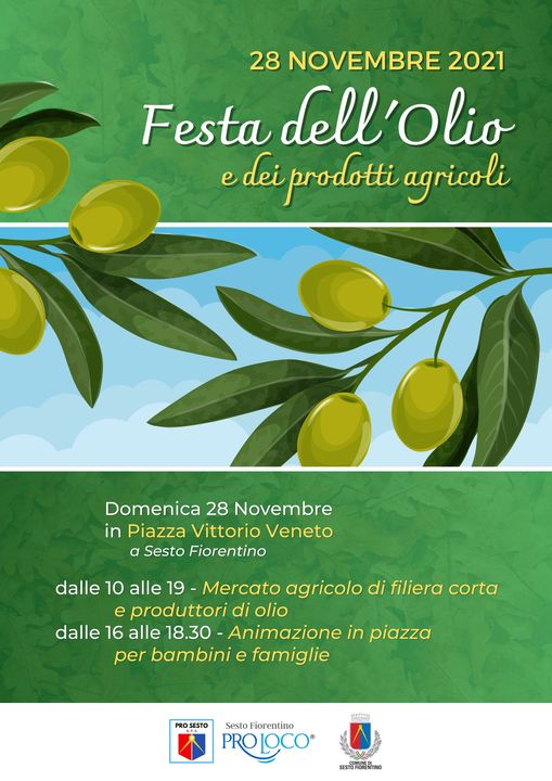 Locandina Festa dell'Olio a Sesto Fiorentino