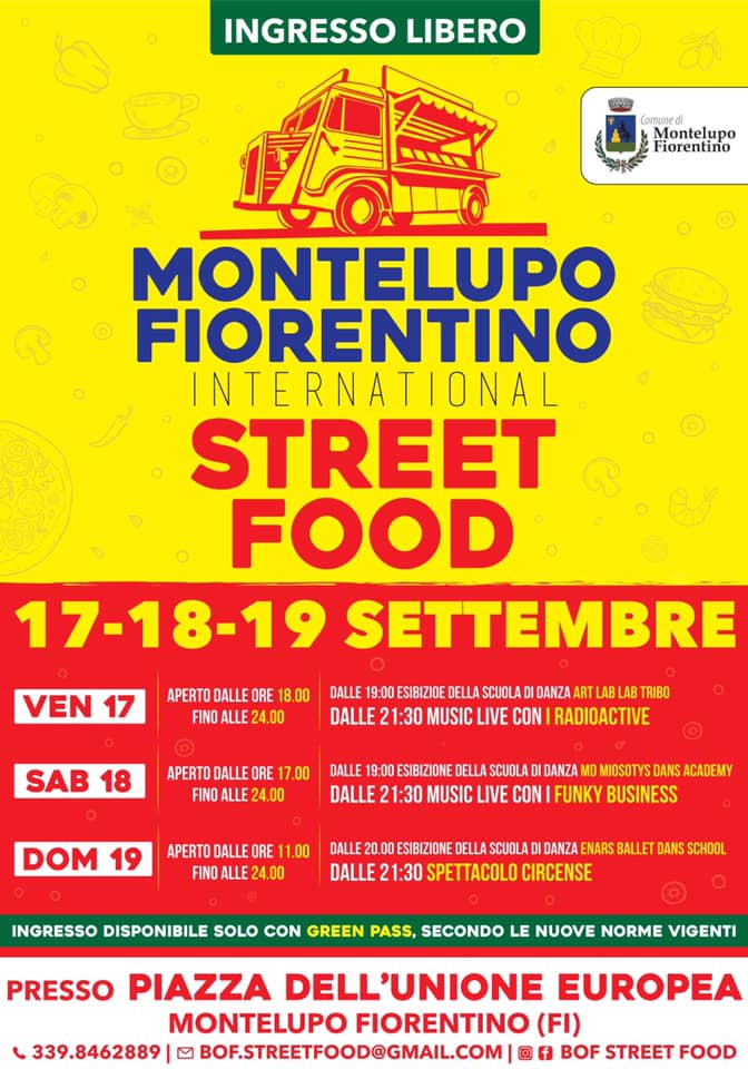 Locandina Festa delle regioni a Montelupo Fiorentino