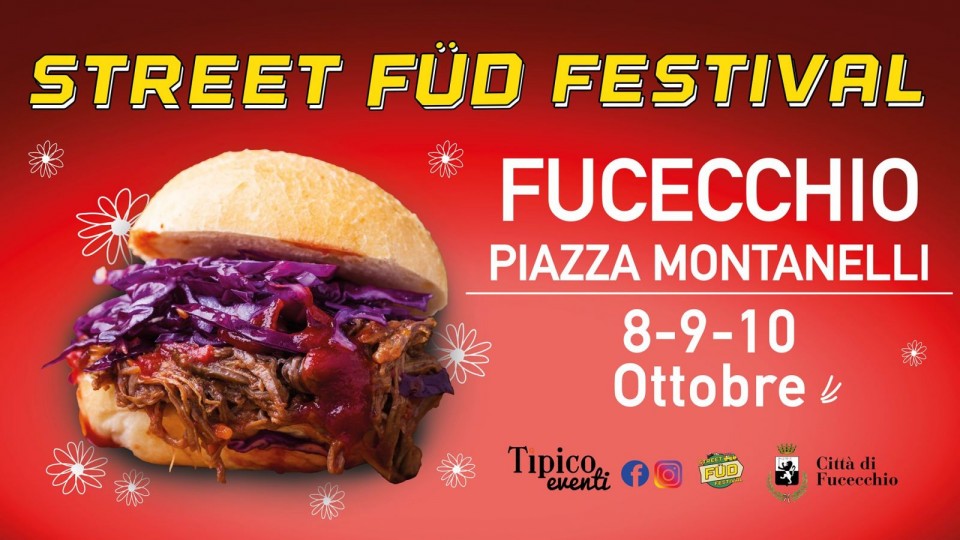 Locandina Festiva dello street fud a Fucecchio