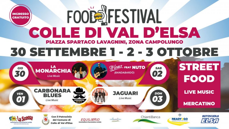 Locandina di Food Festival a Colle Val d'Elsa
