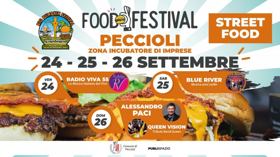 Locandina Food Festival a Peccioli