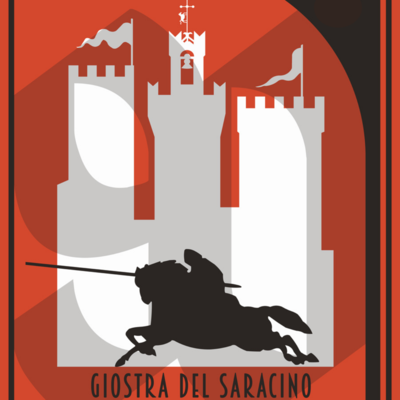 Locandina della Giostra del Saracino ad Arezzo