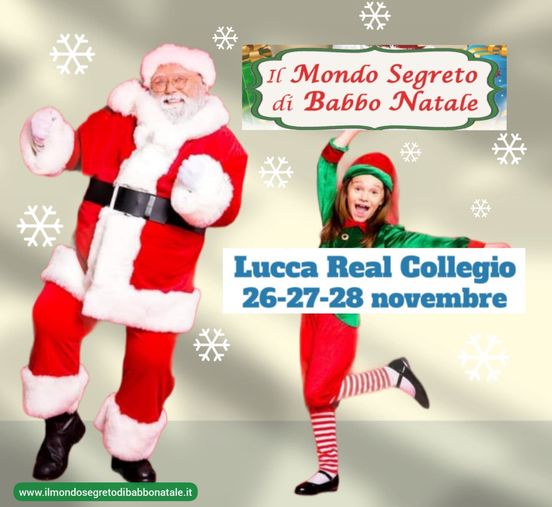 Locandina de Il Mondo Segreto di Babbo Natale a Lucca