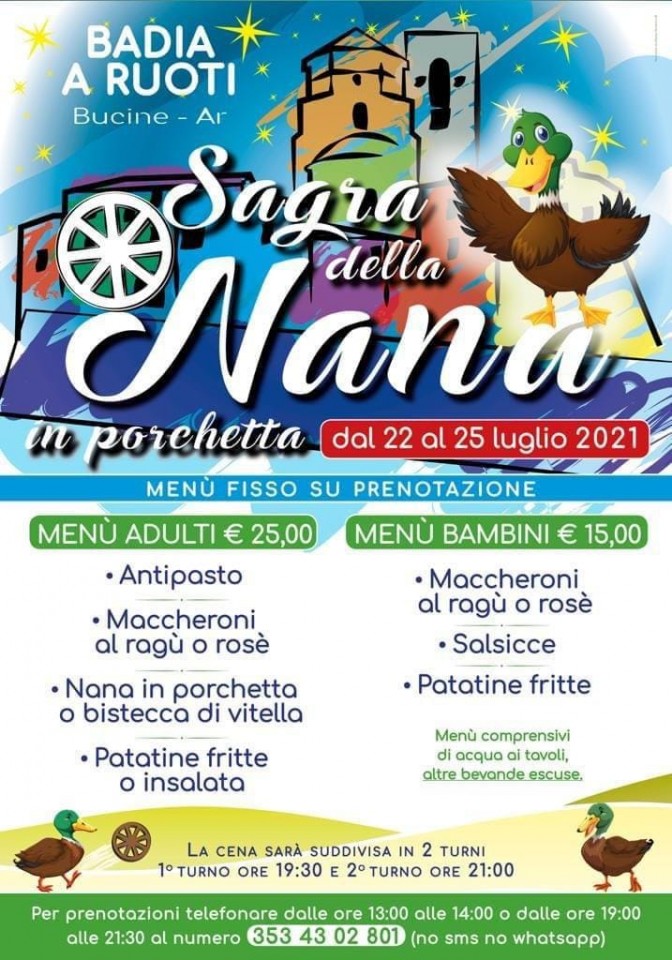Sagra della nana in porchetta