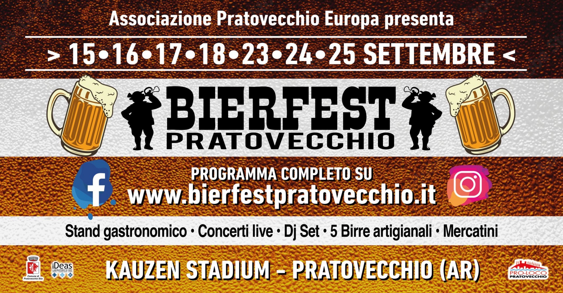 Locandina di Bierfest a Pratovecchio