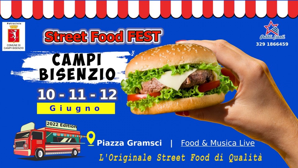 Locandina Street Food Fest a Campi Bisenzio