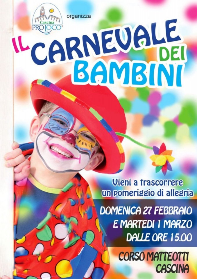 Locandina de Il Carnevale dei Bambini a Cascina