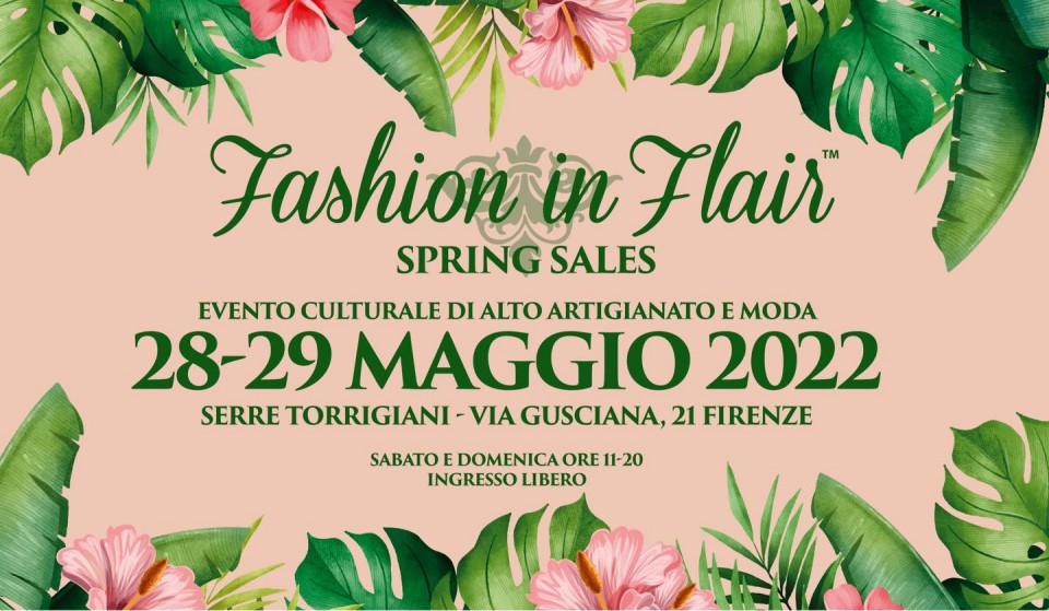 Locandina Fashion in Flair a Firenze