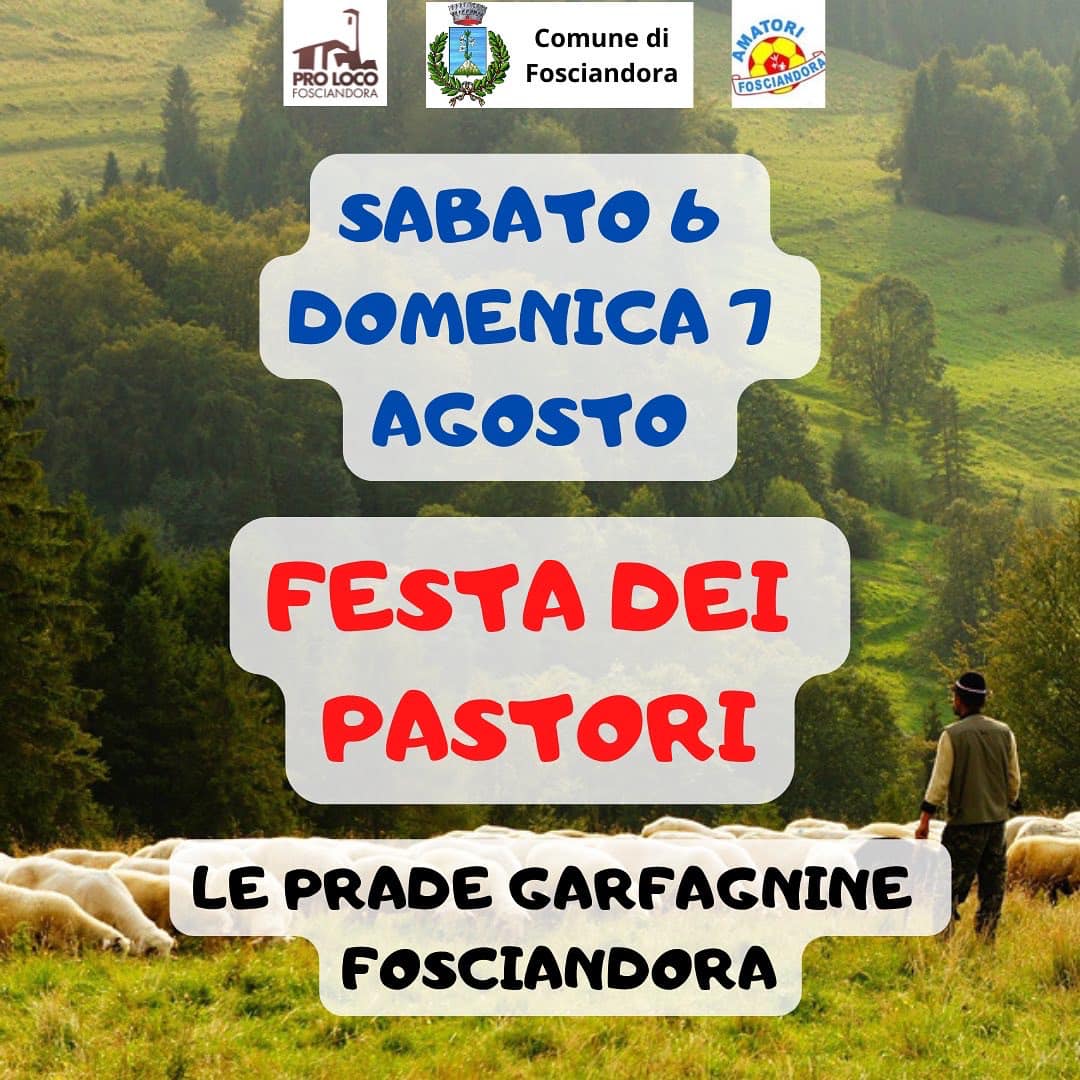 Locandina della Festa dei Pastori a Le Prade Garfagnine