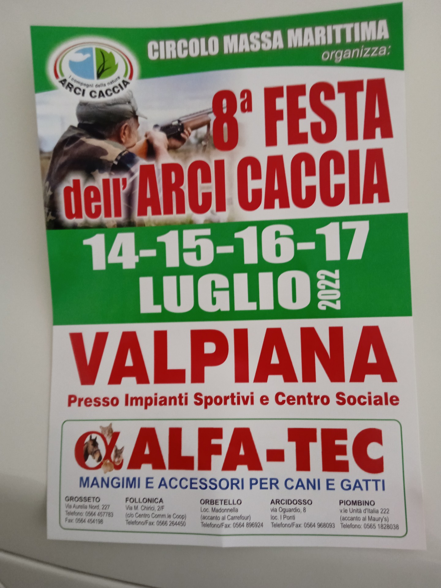 Festa dell'ARCI Caccia