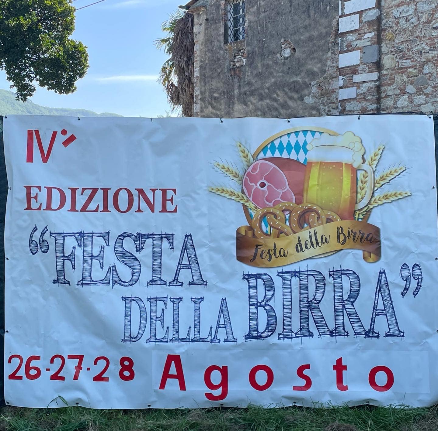 Locandina Festa della Birra Sant'Angelo in Campo a Lucca