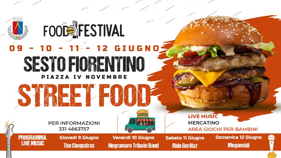 Locandina di Food Festival a Sesto Fiorentino