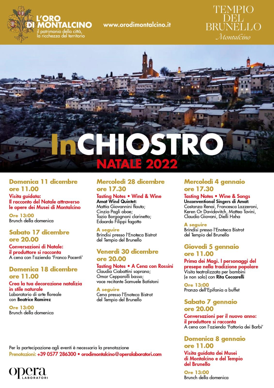 InChiostro a Montalcino