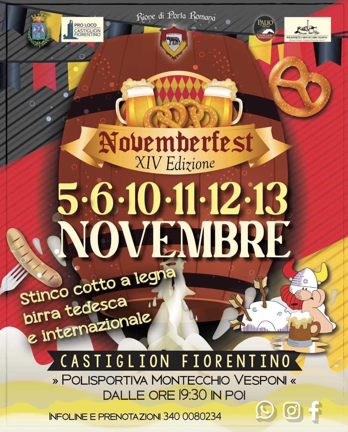 Locandina di November Fest a Montecchio Vesponi