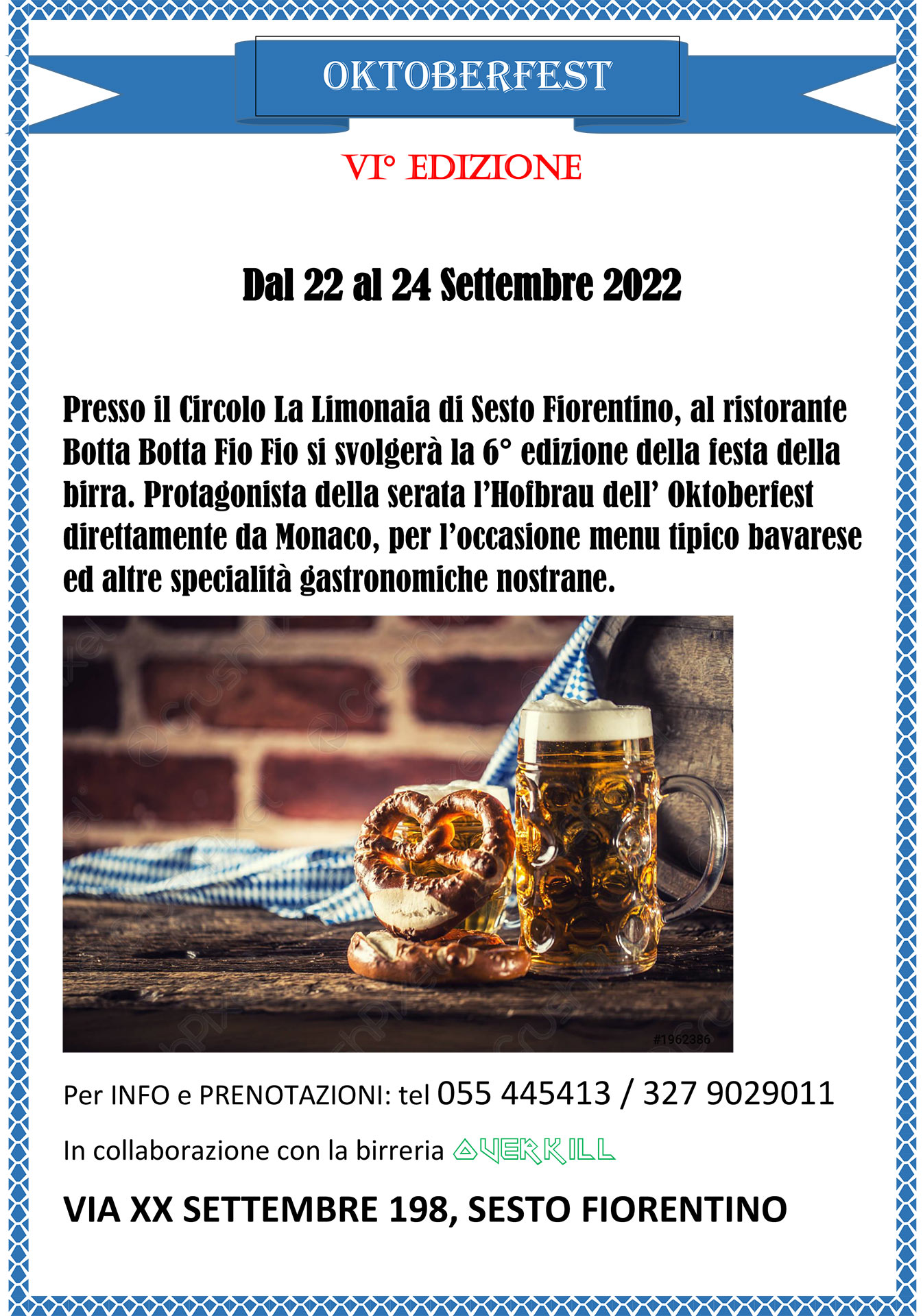 Locandina dell'Oktoberfest di Sesto Fiorentino