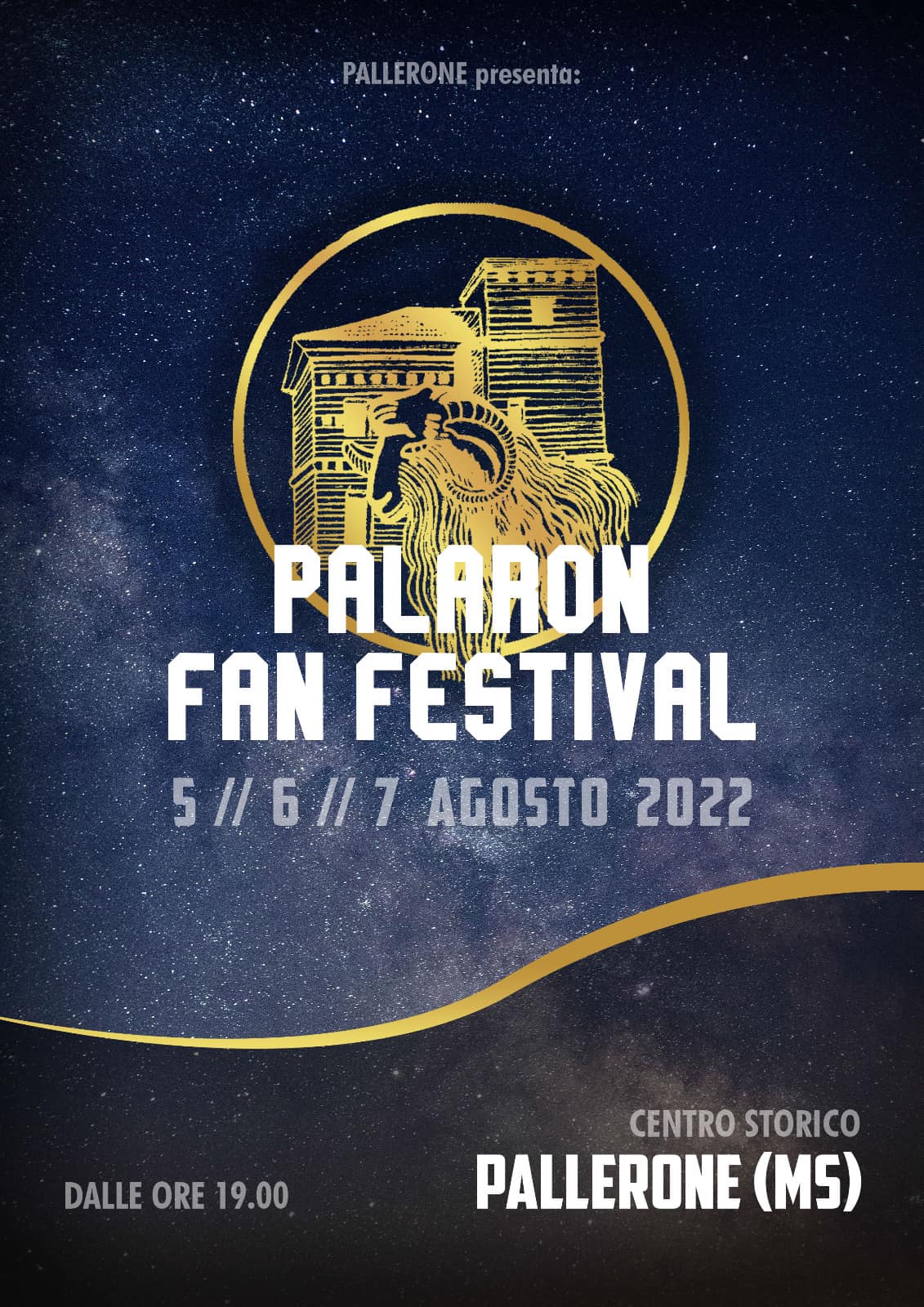 Locandina Palaron Fan Festival ad Aulla