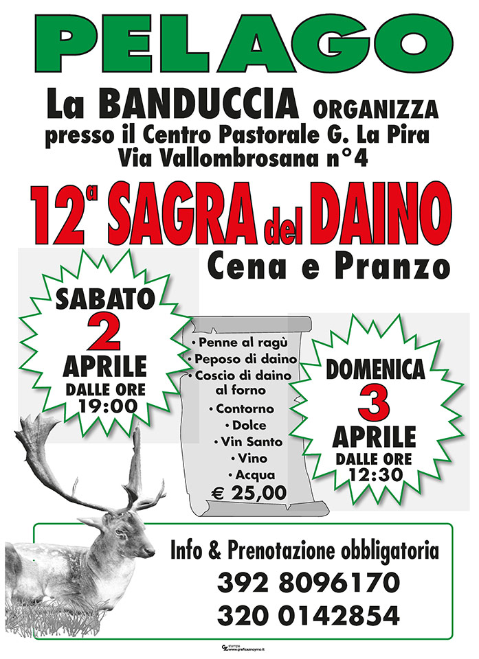 Sagra del Daino, Pelago