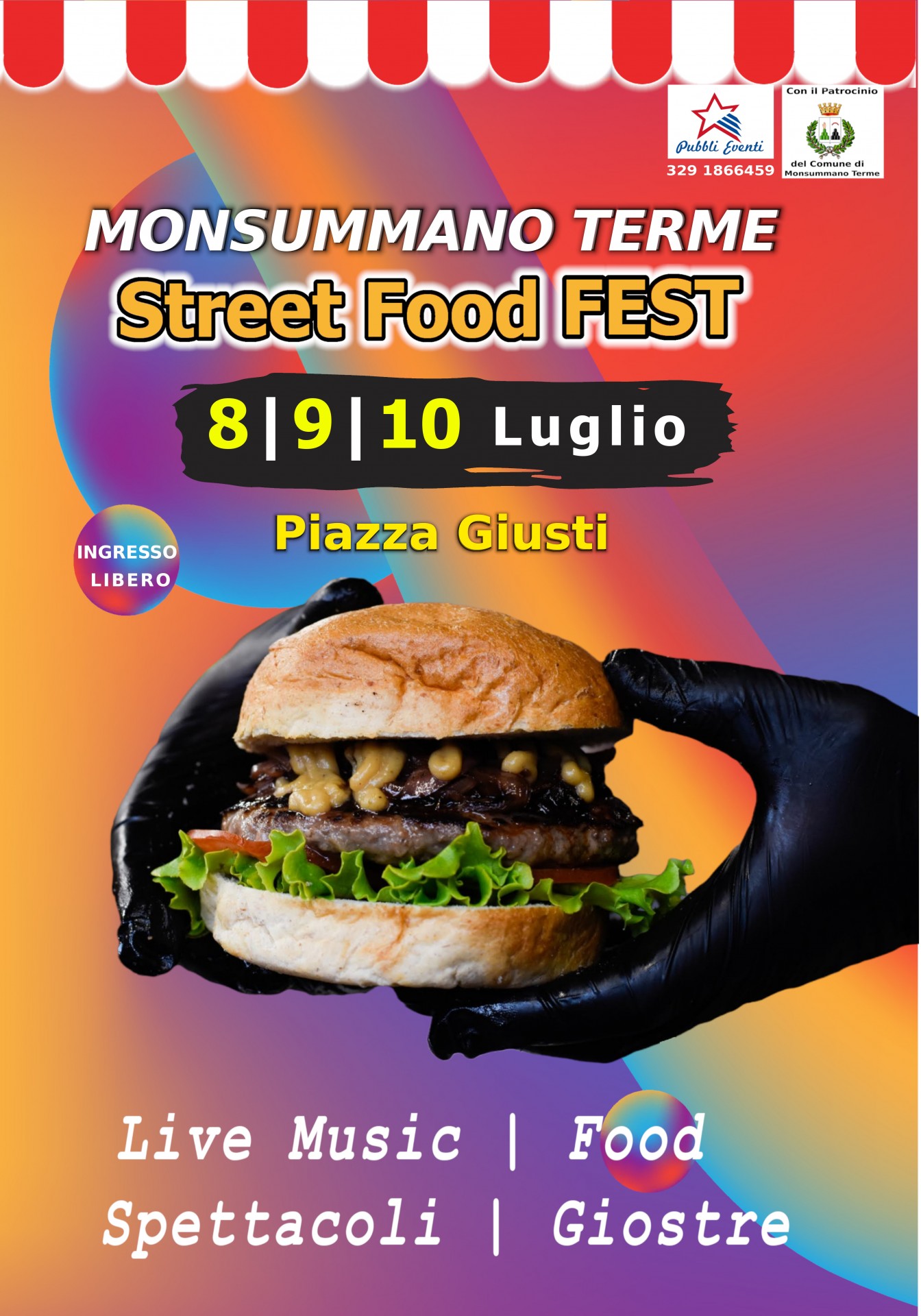 Locandina Street food Fest Monsummano Terme