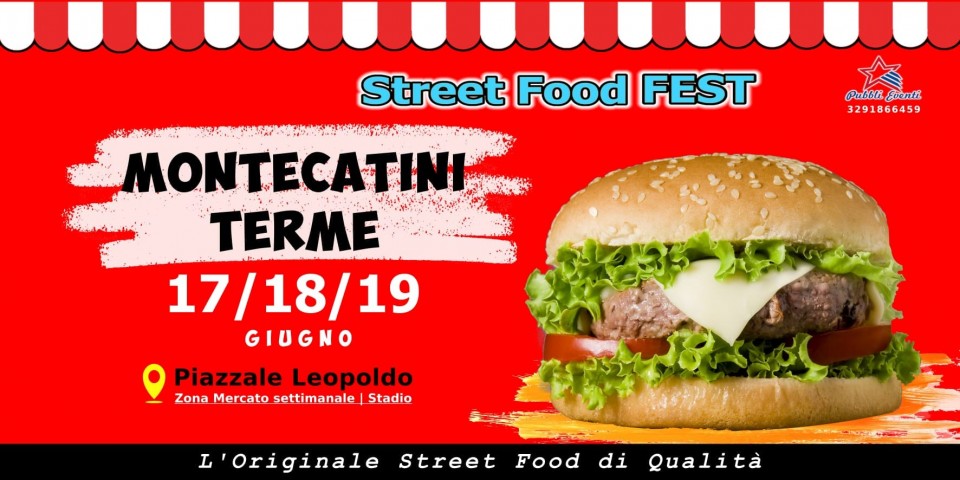Locandina Street Food Fest Montecatini Terme