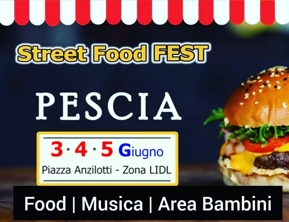 Locandina Street Food Fest Pescia