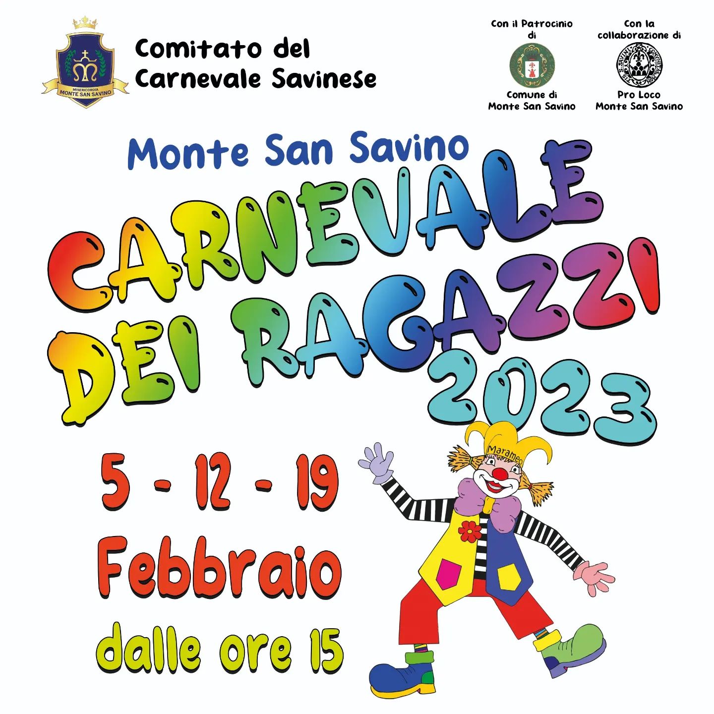 Carnevale dei Ragazzi a Monte San Savino