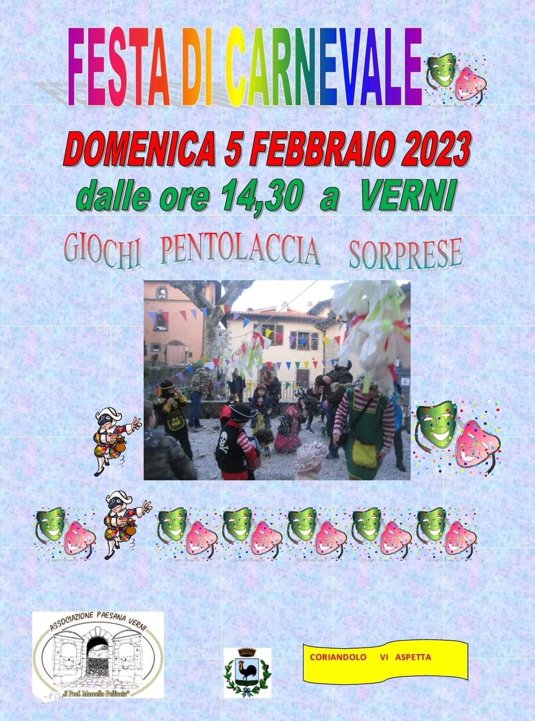 Festa di Carnevale a Verni