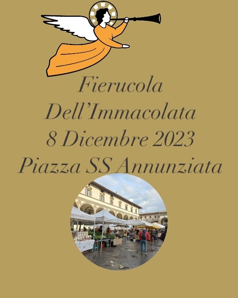 Locandina Fierucola di Santissima Annunziata Firenze