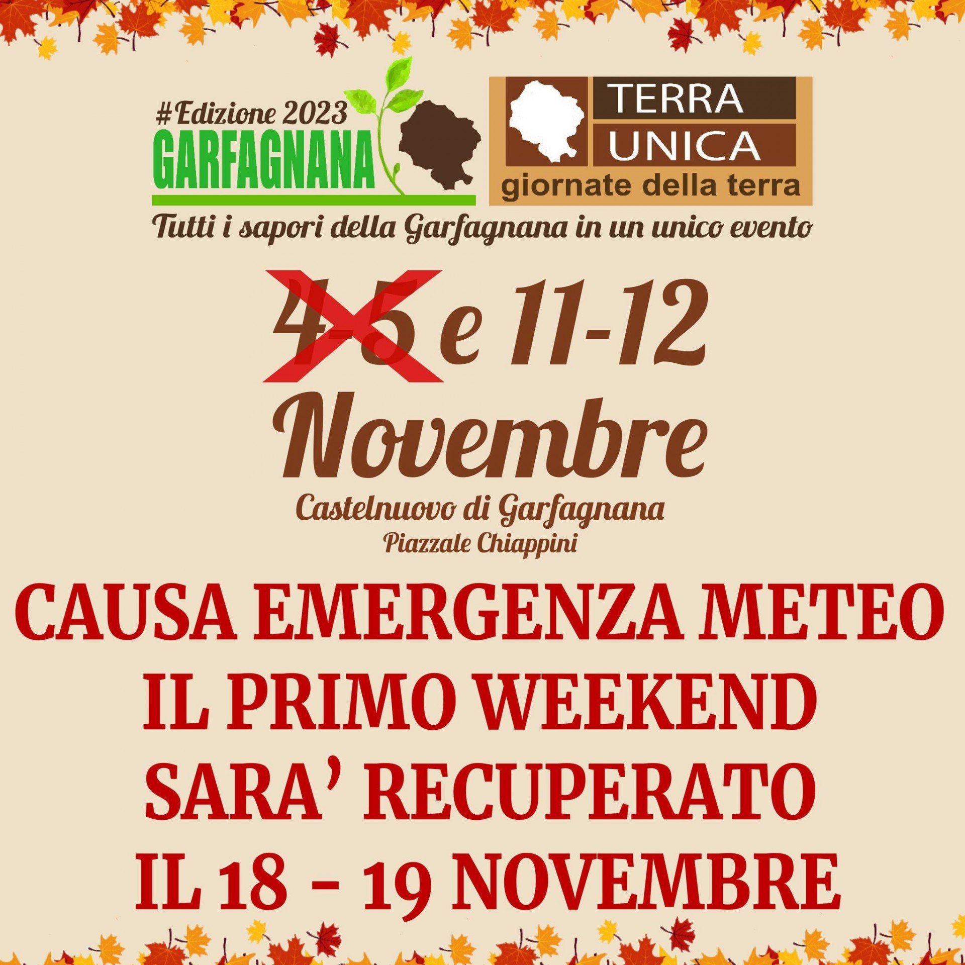 Locandina di Garfagnana Terra Unica a Castelnuovo di Garfagnana, edizione 2017