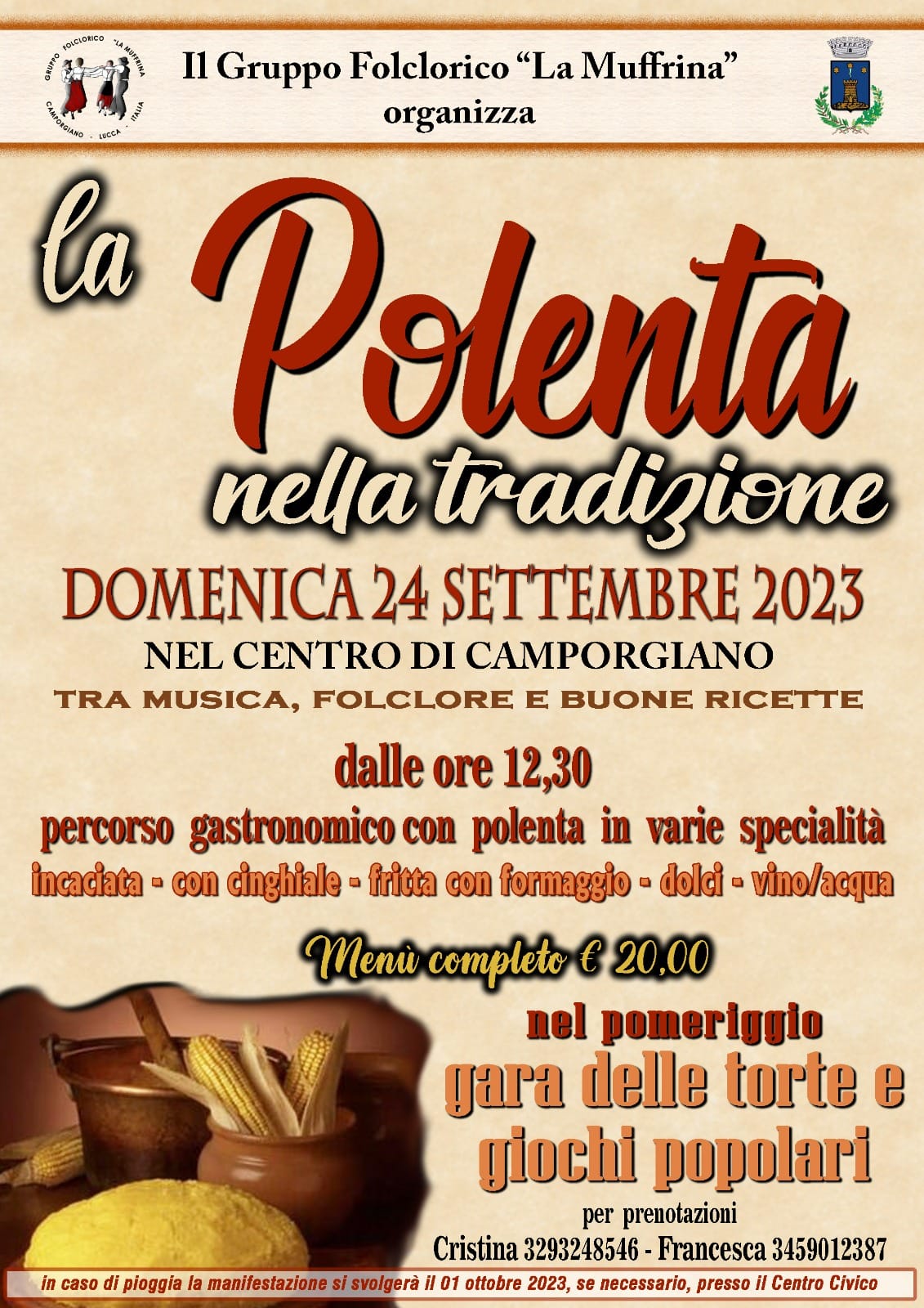 Locandina de La Polenta nella tradizione a Camporgiano