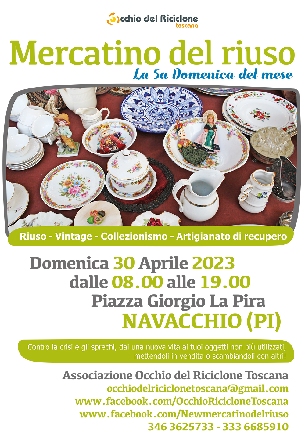 Mercatino del riuso a Navacchio