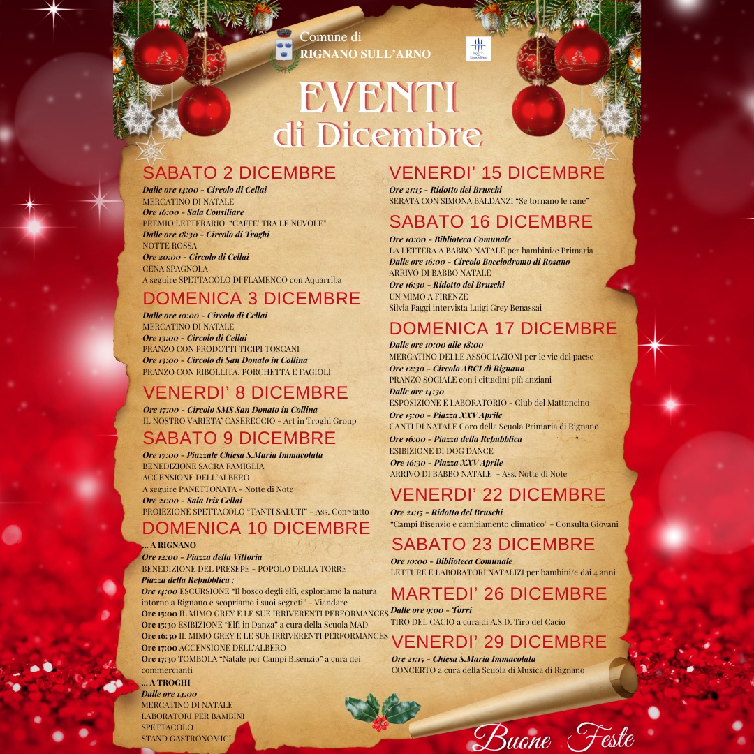 Natale a Rignano sull'Arno