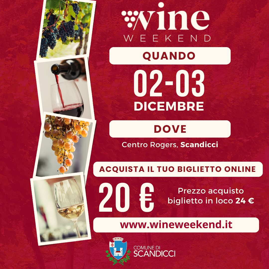 Locandina Wine week end a Scandicci