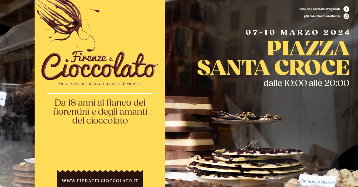 Firenze e cioccolato. Fiera del cioccolato artigianale