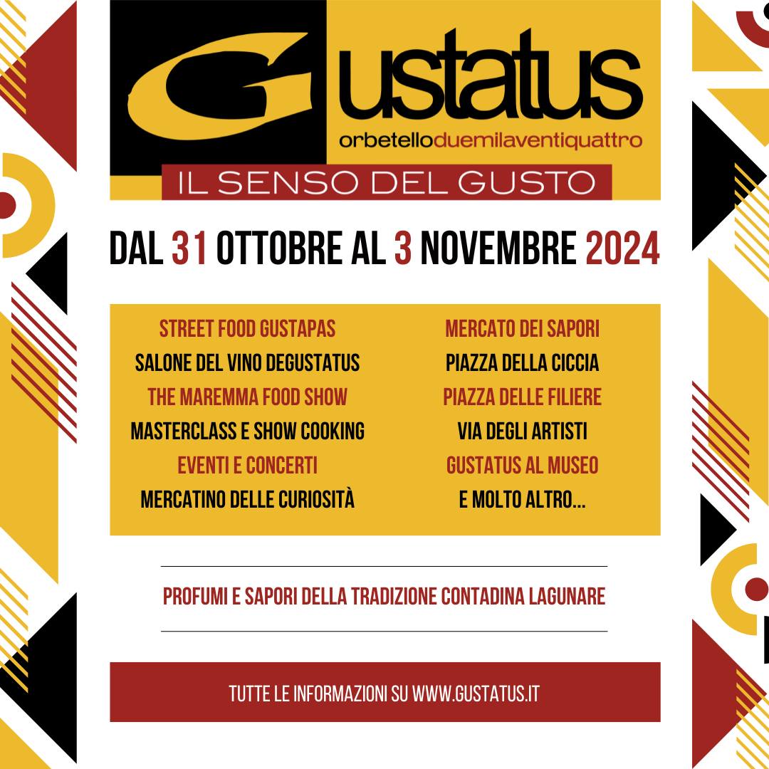 Locandina di Gustatus a Orbetello